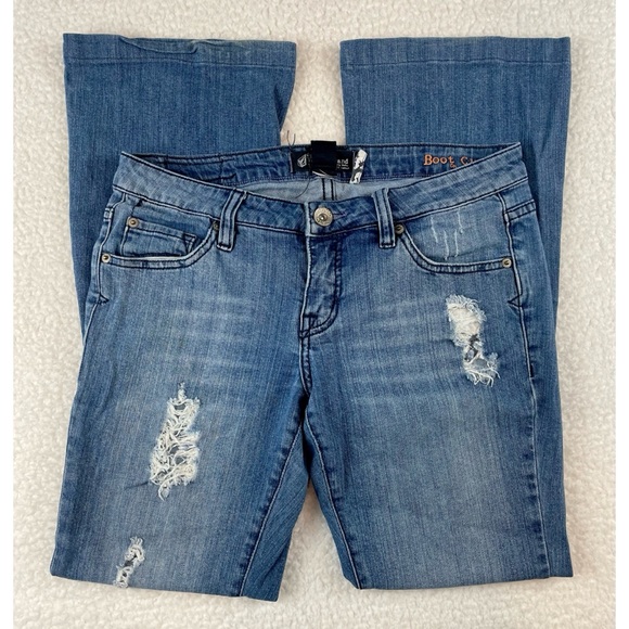 (VTG) VOLCOM • Y2K Distressed Bootcut Jeans - Picture 8 of 15